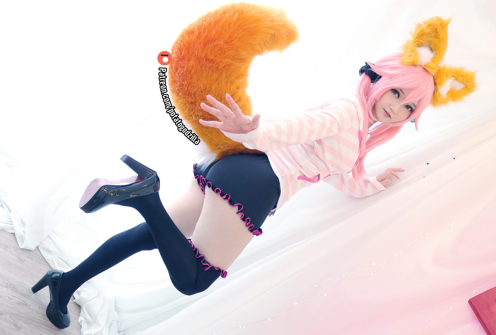 дcoser ͼ Tamamo School Uniform ģ Godzilla CoserСŮ Potato P.4